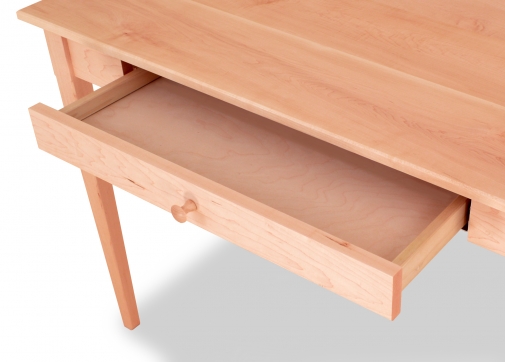 Shaker Desk with Drawer Cherry Maple Corner Woodworks